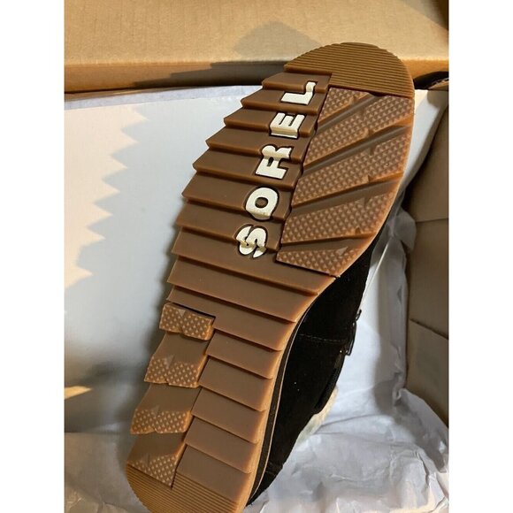 Sorel Harlow Lace Cozy Boots Velvet Black/Gum Women's Size 7 - Picture 3 of 4